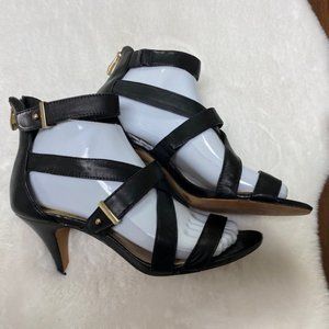 VINCE CAMUTO Macobi Leather Strappy‎ Heels, size 7